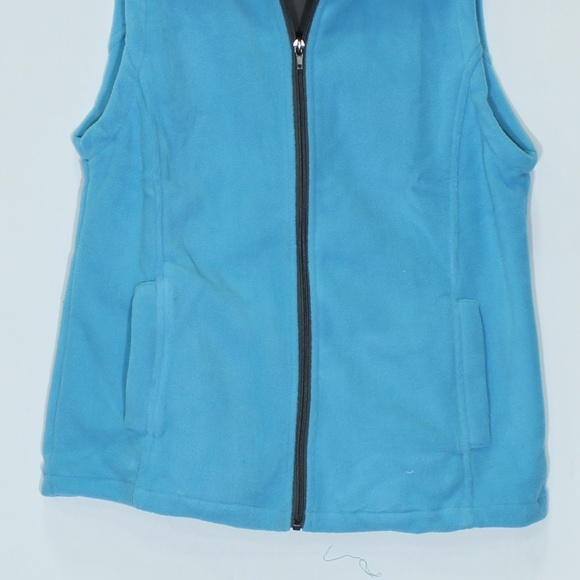 Soft Fleece Active Vest Teal Blue - Picture 3 of 6